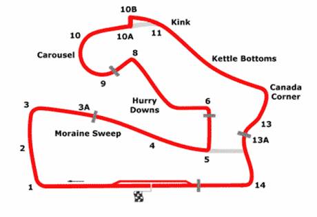 Road America Map